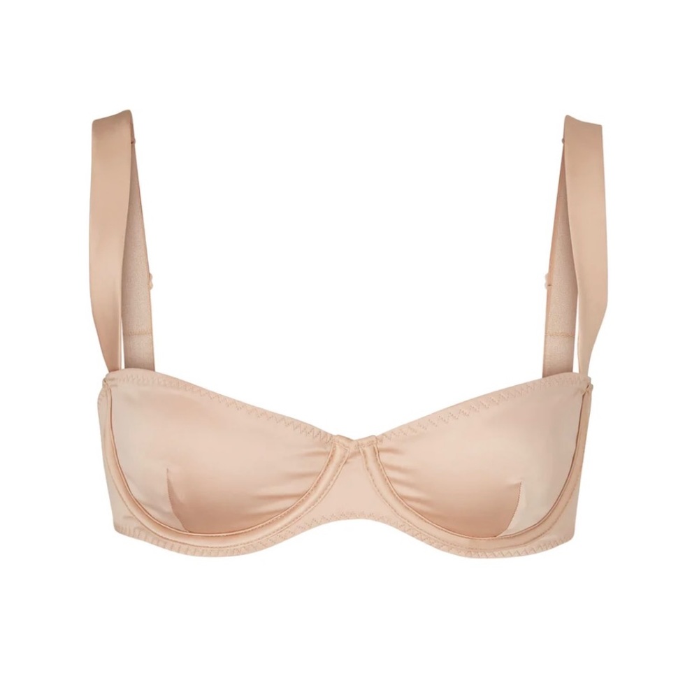 SKIMS WOVEN SHINE UNDERWIRE BRA 34-DD